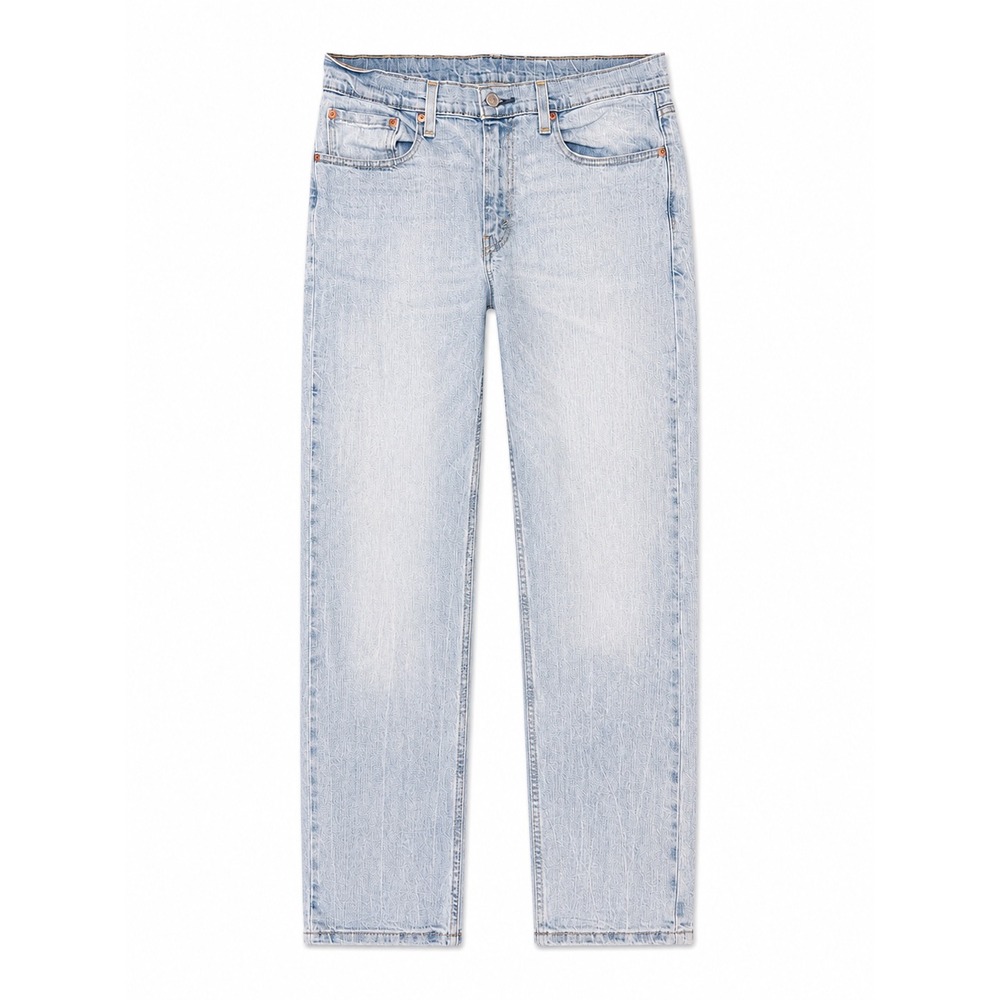 Levis 502 Taper Jeans Men's Light Wash Blue Denim Jeans 32x34 W32 L34